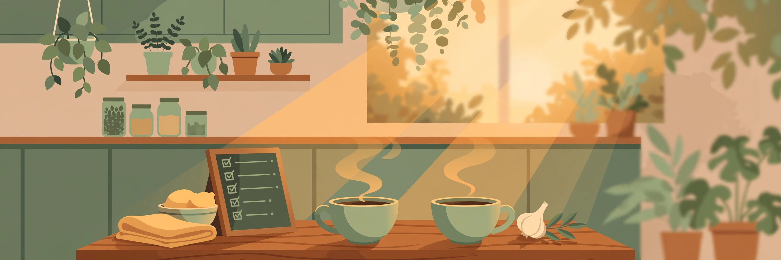 Cozy family kitchen